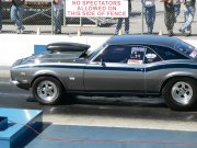 SILVER AND BLACK CAMARO